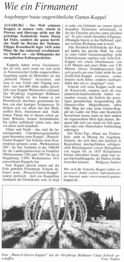 Presse Katholische SonntagsZeitung vom 14./15.02.04